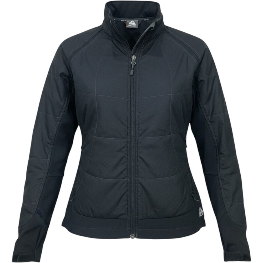 Nike ACG Jacket Women Size Medium Black Soft Shell Windbreaker Running Full Zip